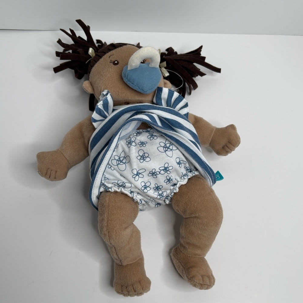👶💖 Manhattan Toy Baby Stella 15” First Baby Doll – Soft Beige Doll Brown Hair 💖👶 - Picture 6 of 10
